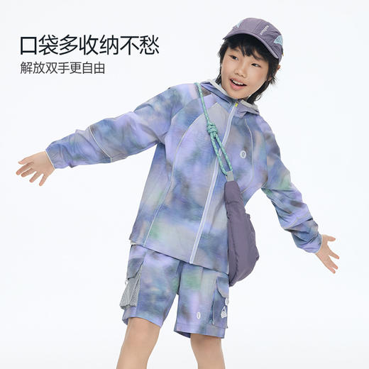 onmygame【风行大地】儿童短裤童装户外机能风短裤GQ1E120380 商品图3