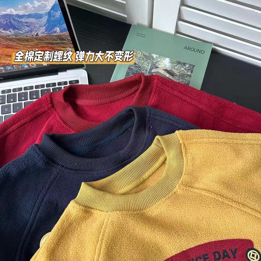 F010731新年万事好运财气满满男女儿童款摇粒绒卫衣 商品图11