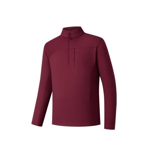 安踏冠军户外徒步系列POLYGIENE抗菌长袖T恤男磨毛内搭152610406 商品图5