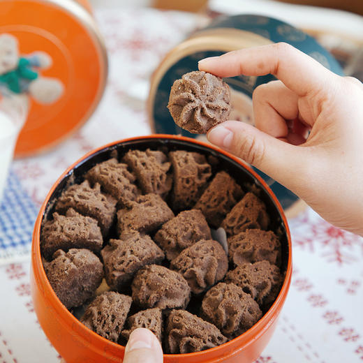 【79元3盒】【小曲奇】0色素，0起酥油、0防腐剂、0膨松剂 黄油小花、巧克力味、抹茶味 3个口味都好吃！1.21号左右发货，周日不发货 商品图5