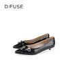 Dfuse迪芙斯2026春季新款尖头交叉带小钻扣轻朋克小猫跟单鞋女鞋DFE1111051 商品缩略图12