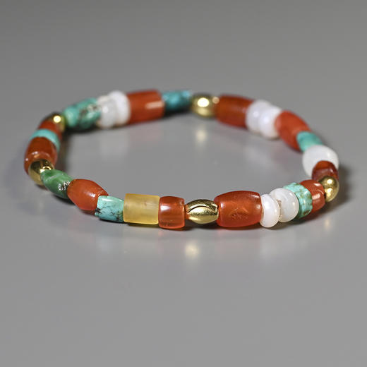 西玛+古滇国金珠玛瑙珠“银河礼炮”多宝手串 商品图2