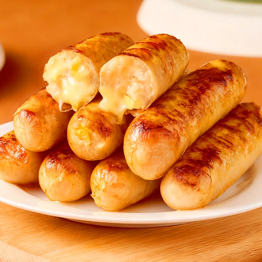 粉丝专属【两袋立减10元❗爆浆芝士肠】甄选品质原料制作，爆浆芝士香甜嫩滑，多种吃法满足味蕾，煎烤蒸煮皆宜，早餐夹心烤肠便捷空气炸锅，下午茶休闲小吃食品L-d 商品图3