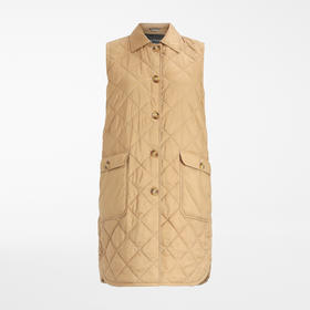 MAXMARA 女士绗缝无袖棉服 驼色 52910117 010
