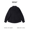 SDSA秋冬新款痞帅男装GV撞色印花设计翻领长袖衬衫休闲舒适衬衣 商品缩略图5