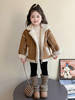 【柔软面料亲肤舒适❗️做工细致安心穿着】女小童加绒加厚外套冬季2025新款儿童小女孩洋气韩版保暖冬装上衣。jc 商品缩略图2