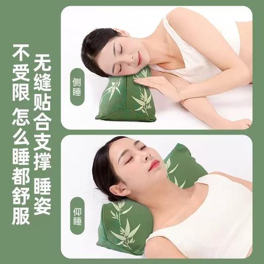 爆款！【小来】养生护颈艾草枕礼盒装 久睡不塌 艾草填充 精美刺绣 亲肤柔软 礼盒包装 商品图4