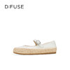 Dfuse迪芙斯2026春季新款编制手工感舒适百搭渔夫鞋玛丽珍单鞋女鞋DFE1111072 商品缩略图8