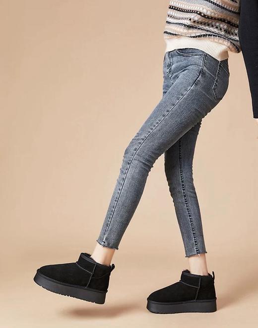   Sacha皮毛一体雪地靴 BTZ-6109明星同款厚底雪地靴 商品图4