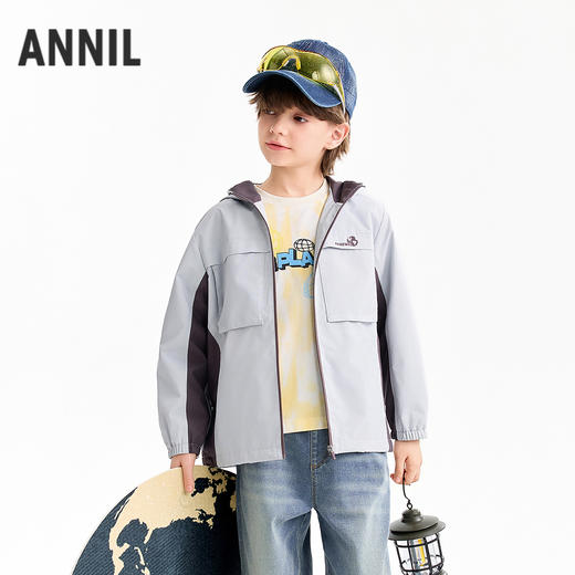 【实体店同款】男童梭织外套春季新款安奈儿童装AB615026 商品图0