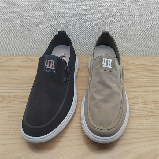 2025豪行春季新款15151220轻便运动休闲男鞋单鞋布鞋板鞋 商品图1