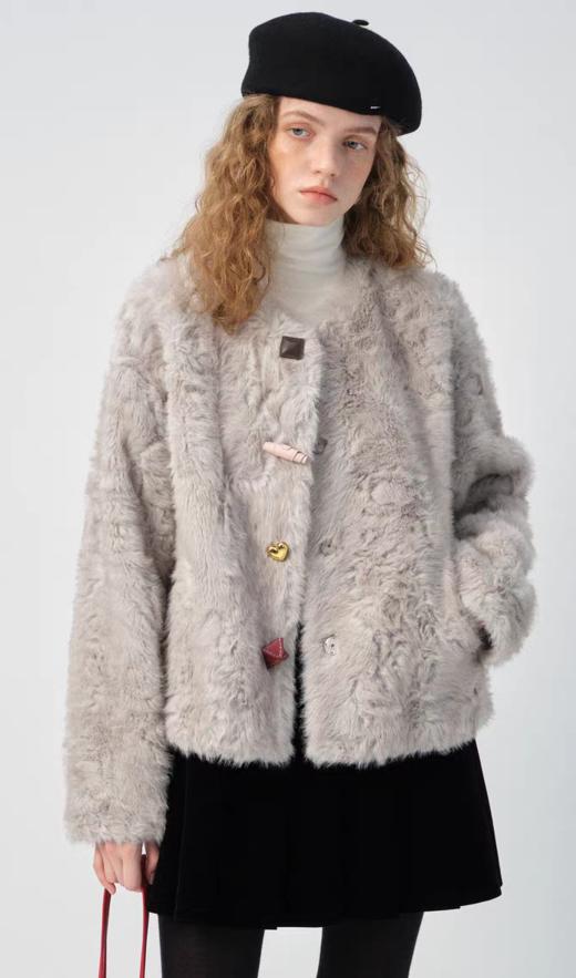 兔绒软糯糯不掉毛小泰迪洋气外套 商品图5