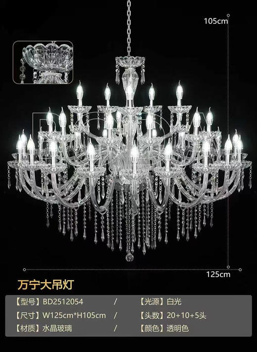 万宁大吊灯（运费自理） 商品图0