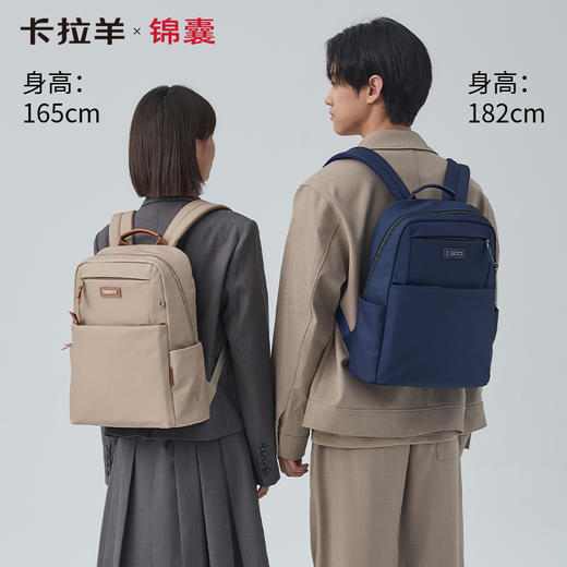 卡拉羊X锦囊商务电脑防盗背包19升出差通勤多功能双肩包睿行CN5226 商品图7