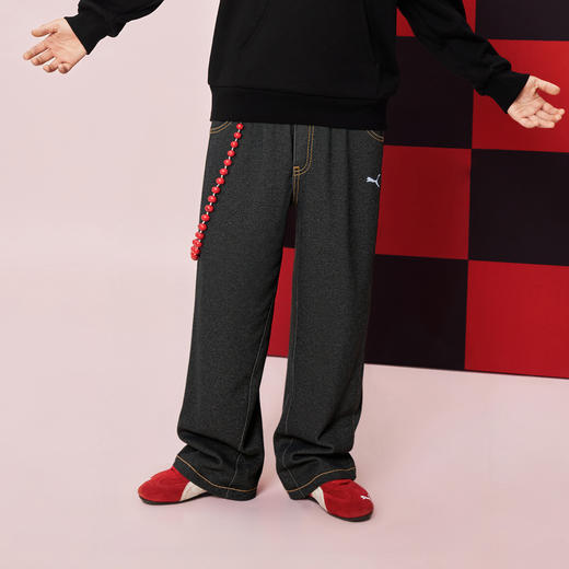 PUMA彪马官方正品新款儿童童装长裤牛仔裤休闲时尚 商品图4