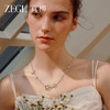 ZEGL花漫系列花朵项链女款高级感轻奢小众锁骨链秋冬银色颈链配饰 商品缩略图2