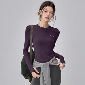 跃牌【美西西系列】秋冬新款瑜伽服女紧身长袖跑步运动训练健身服CX-836