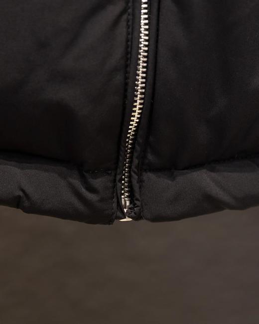 F010763老花满印拼接男女同款蓬松连帽羽绒服 商品图9