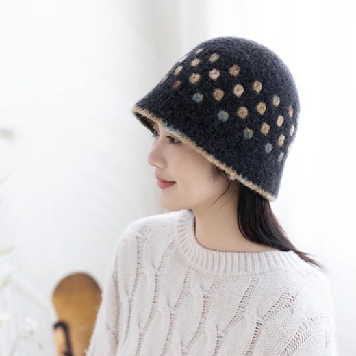 苏苏姐家星格双面渔夫帽手工DIY编织钩针情毡化帽羊毛线团材料包 商品图2