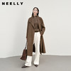NEELLY纳俪商场同款冬新款复古廓形双面呢大衣女气质简约优雅外套N25111N01109 商品缩略图0