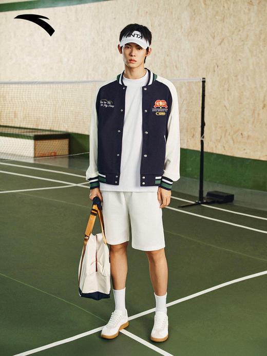 樊振东同款安踏外套复古潮流百搭男子针织正品运动外套152618702S 商品图2