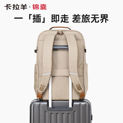 卡拉羊X锦囊商务电脑防盗背包27升出差通勤多功能双肩包睿行CN5228 商品图4