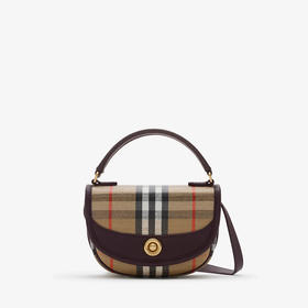 BURBERRY 巴宝莉 女士格纹提花迷你提挎包 格子 8112240 B9368