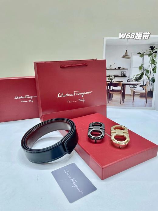 F010729春季新款双面可用双头腰带男士商务腰带 商品图13