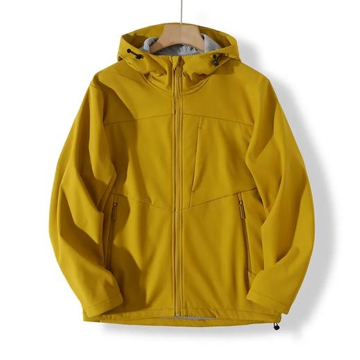 茑平替系列男女同款防风保暖防泼水防刮耐磨户外山系软壳冲锋衣外套 商品图2