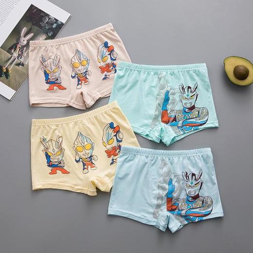 机器人男童内裤全棉宝宝95%四角短裤儿童纯棉男孩男小童平角底裤 商品图1