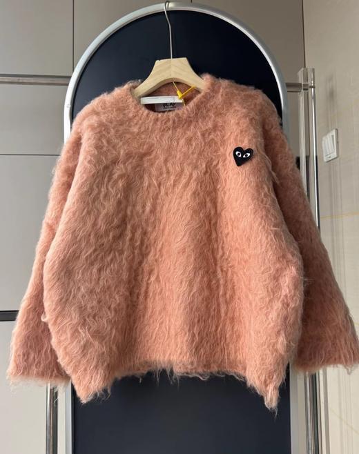 F010758温柔慵懒宽松落肩羊毛圈圈毛绒针织毛衣 商品图14