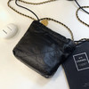 Chanel 黑金 mini 油蜡牛皮 垃圾袋 22bag 商品缩略图1