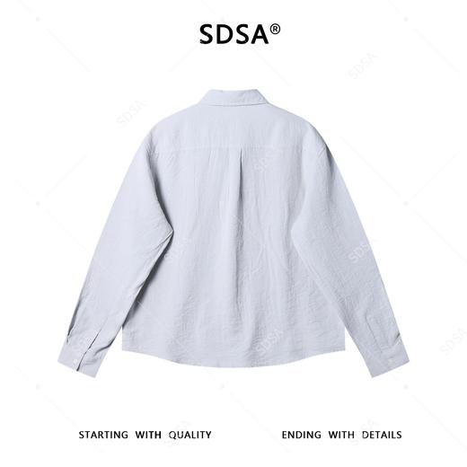 31224SDSA男士秋冬新款痞帅男装简约撞色植物花卉印花设计长袖衬衫百搭 商品图5