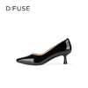 Dfuse迪芙斯2026春季新款尖头低跟舒适单鞋高跟鞋经典通勤高跟鞋DFE1111110 商品缩略图13