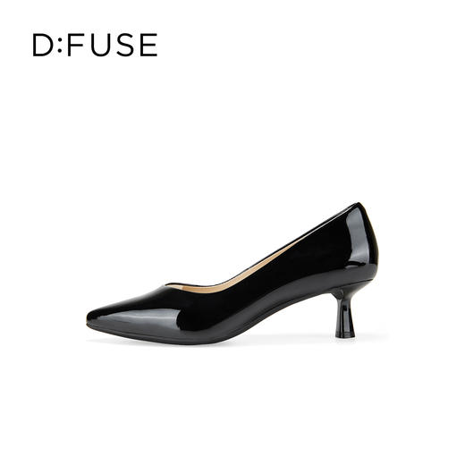 Dfuse迪芙斯2026春季新款尖头低跟舒适单鞋高跟鞋经典通勤高跟鞋DFE1111110 商品图13