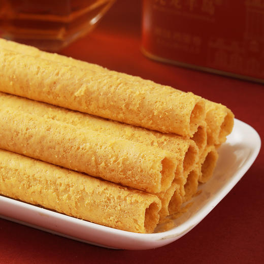 九龙半岛 原味鸡蛋卷448g*盒  进口黄油，传统手工制作，纯正港味，精致包装 定制礼袋 礼赠佳选 商品图5