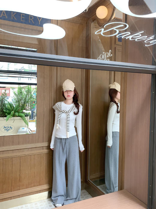 <曾小咸推荐>现货秒杀 ！微信超特价！韩系简约打底t恤 日常109.99 立减50 秒杀59.99！！ 休闲裤 秒杀79.99！！ 商品图9