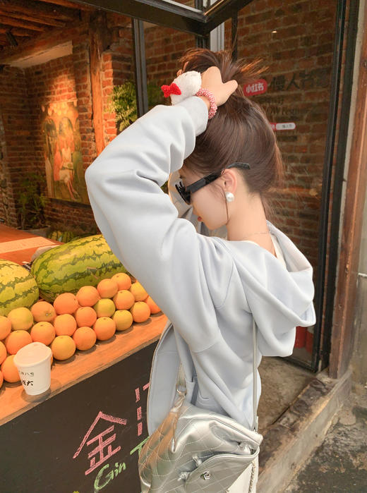 <曾小咸推荐>现货秒杀 ！微信超特价！韩系连帽卫衣外套 日常199.99 立减100 秒杀99.99！！ 商品图9