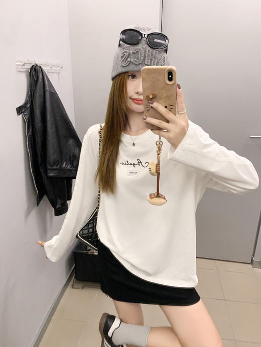 <曾小咸推荐>现货秒杀 ！微信超特价！蕾丝拼接长袖T恤 日常119.99 立减50 秒杀69.99！！ 商品图9