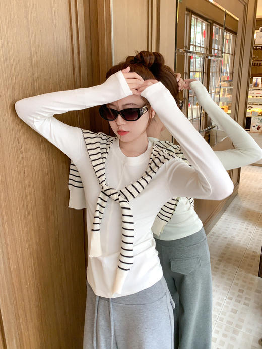 <曾小咸推荐>现货秒杀 ！微信超特价！韩系简约打底t恤 日常109.99 立减50 秒杀59.99！！ 休闲裤 秒杀79.99！！ 商品图11