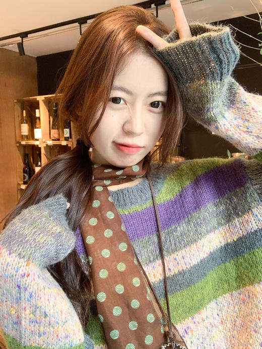 <曾小咸推荐>现货秒杀 ！微信超特价！ 彩色条纹针织衫 日常179.99 立减100 秒杀79.99！！ 紫色半身裙 日常189.99 立减100 秒杀89.99！！ 商品图5