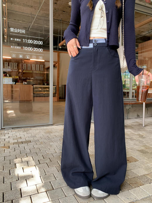 <曾小咸推荐>现货秒杀 ！微信超特价！双腰格子拼接休闲裤 日常189.99 立减100 秒杀89.99！！ 商品图6