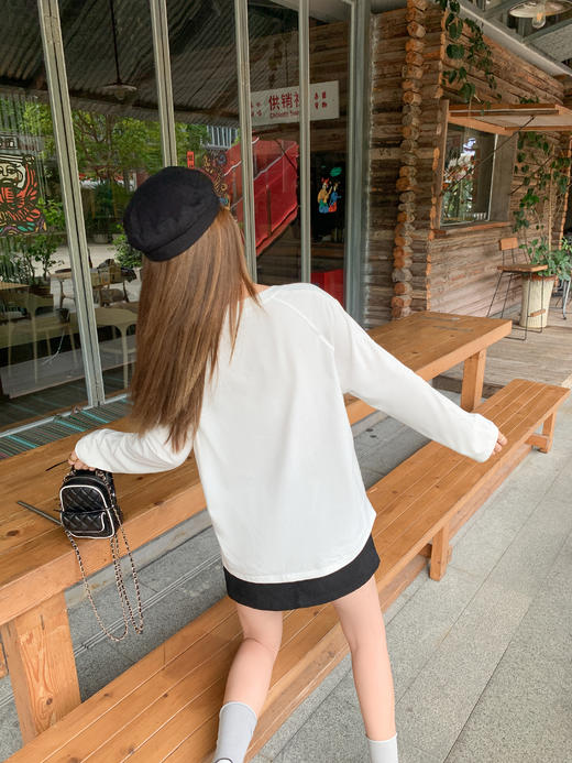 <曾小咸推荐>现货秒杀 ！微信超特价！蕾丝拼接长袖T恤 日常119.99 立减50 秒杀69.99！！ 商品图10