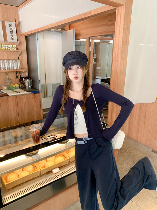 <曾小咸推荐>现货秒杀 ！微信超特价！双腰格子拼接休闲裤 日常189.99 立减100 秒杀89.99！！ 商品图7