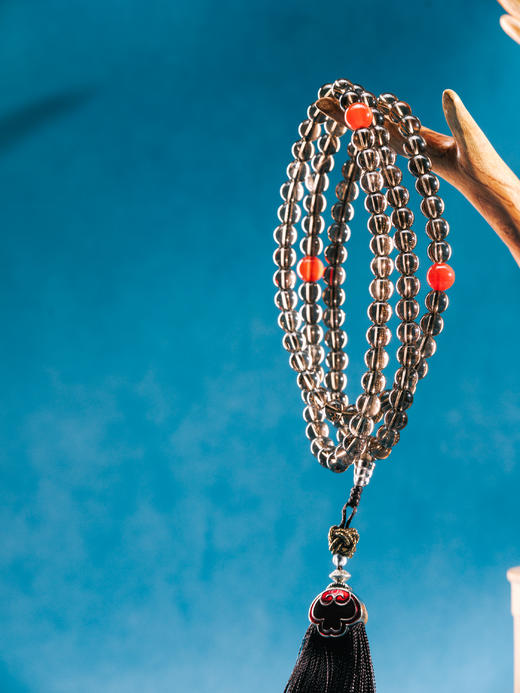 迷罗元和堂 茶晶108颗 珠径0.7 高净体【器悟雅玩】 商品图3