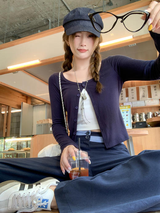 <曾小咸推荐>现货秒杀 ！微信超特价！双腰格子拼接休闲裤 日常189.99 立减100 秒杀89.99！！ 商品图12