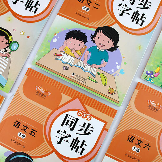 小学生同步字帖 语文 英语 海豚出版社 商品图2