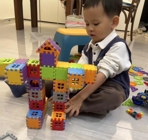 出口外贸拼装积木乐园 商品图4