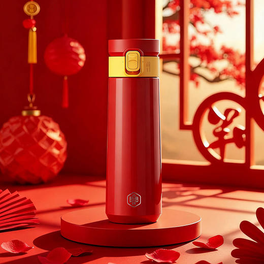 新年礼盒！【博堡BYX-TZ018A逸行新春套装A】！挖到宝！新春氛围感保温杯套装谁能拒绝🎁 ✅ 304 不锈钢杯身（食品接触级）+ 电解研磨内壁，不生锈易清洗 商品图6