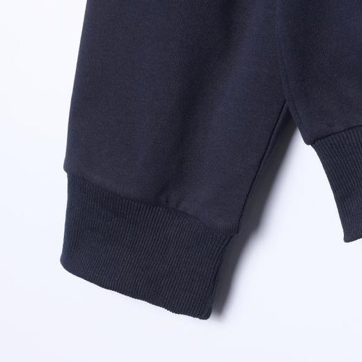 36002SDSA秋冬新款痞帅男装美式拼接撞色印花字母拉链连帽卫衣开衫百搭 商品图4